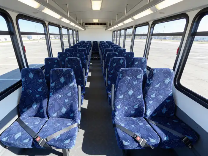 30 Passenger Minibus Interior
