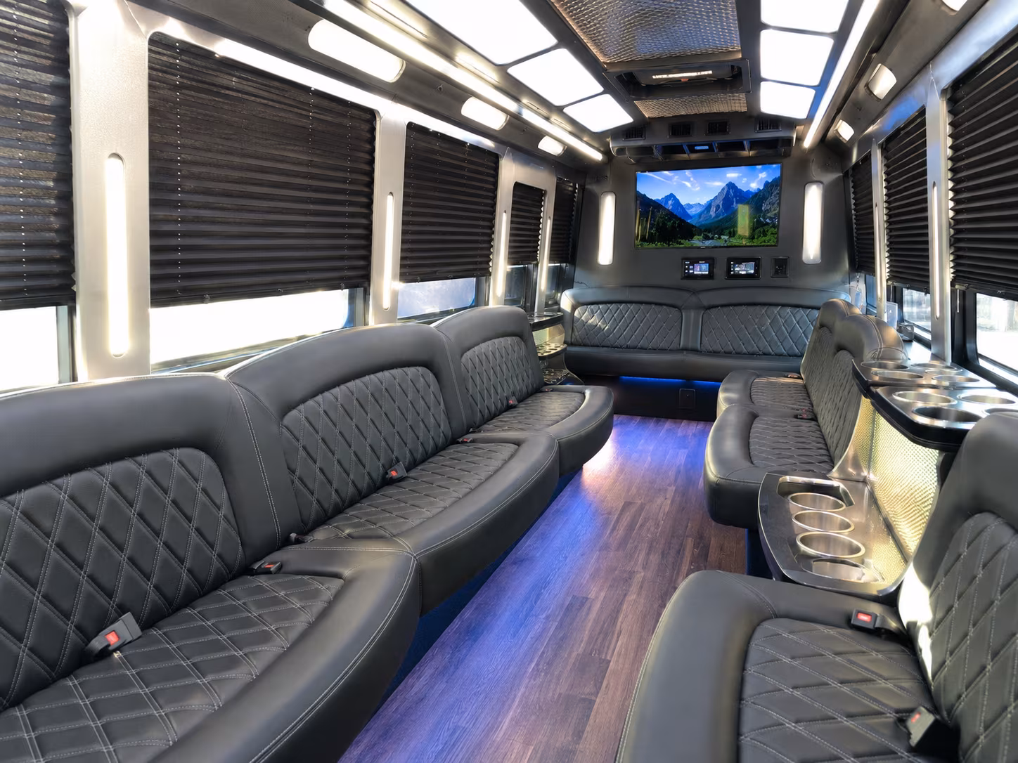 party buses for la salle academy and bishop hendricken prom nights