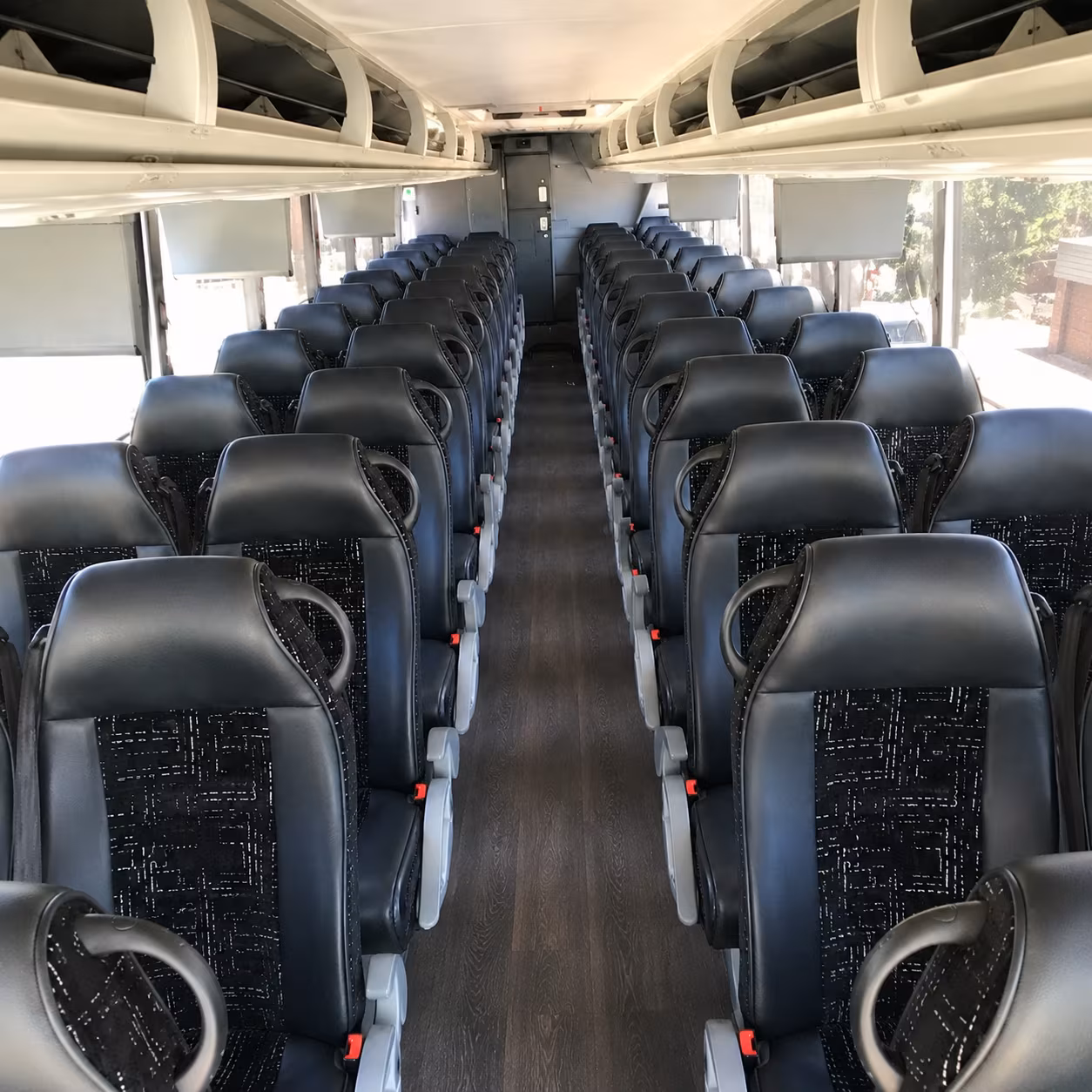 providence charter bus interior